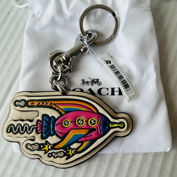 Coach Multicolor Rocket Keychain - Picture 3 of 9